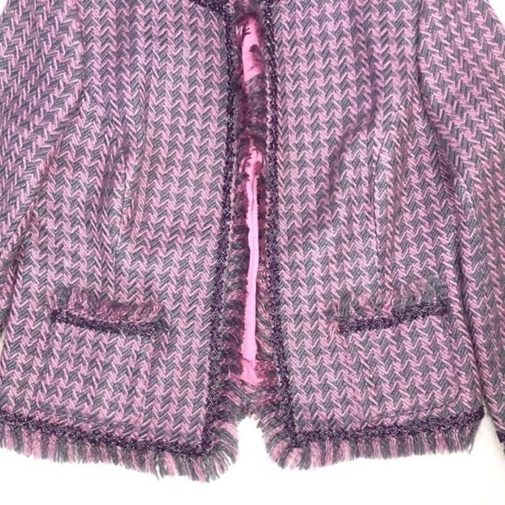 View Tweed Fringed Jacket - Picture 3 of 11